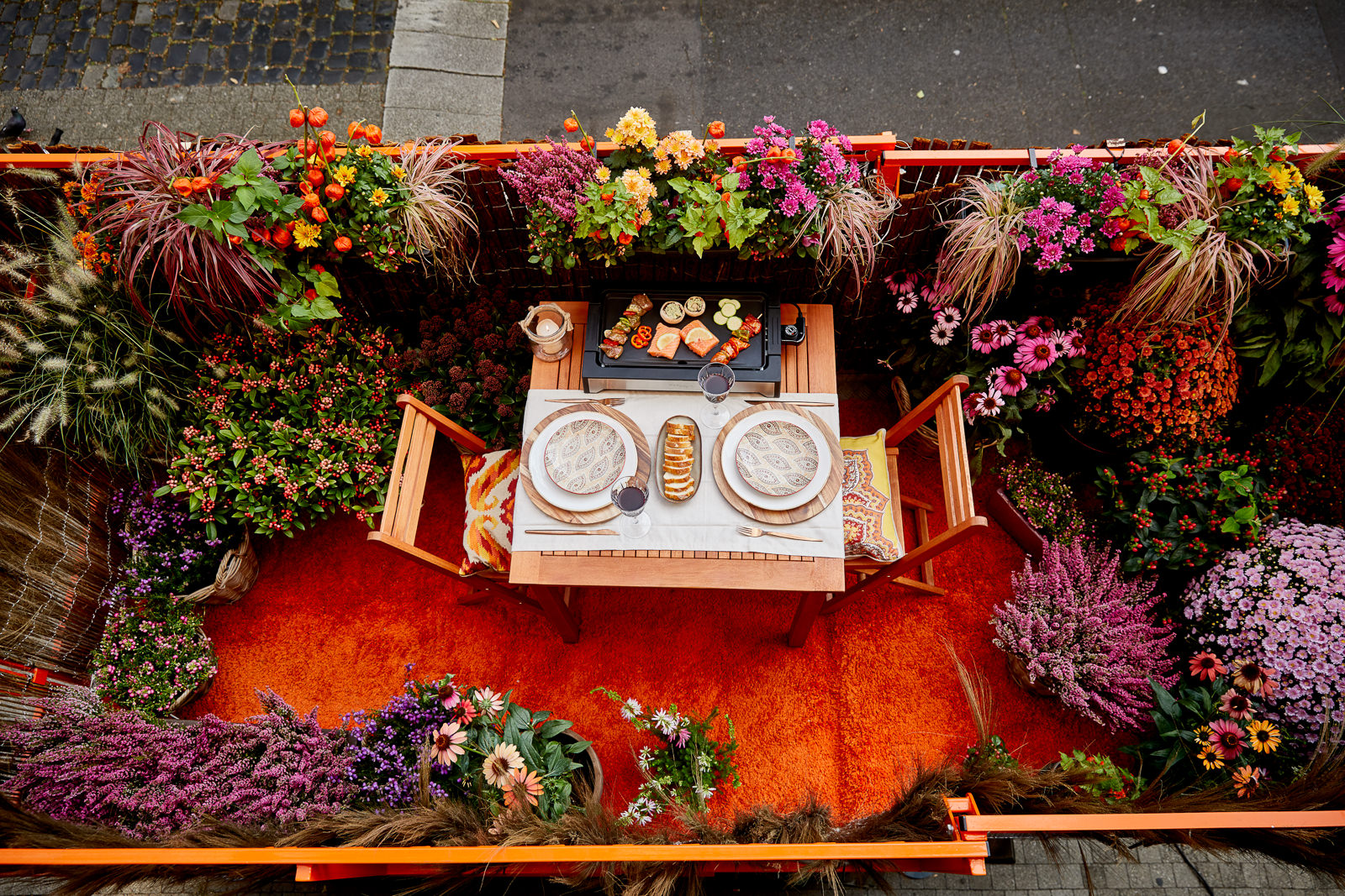 Indian Summer mit Pflanzenfreude.de: Mein Balkon für einen Tag