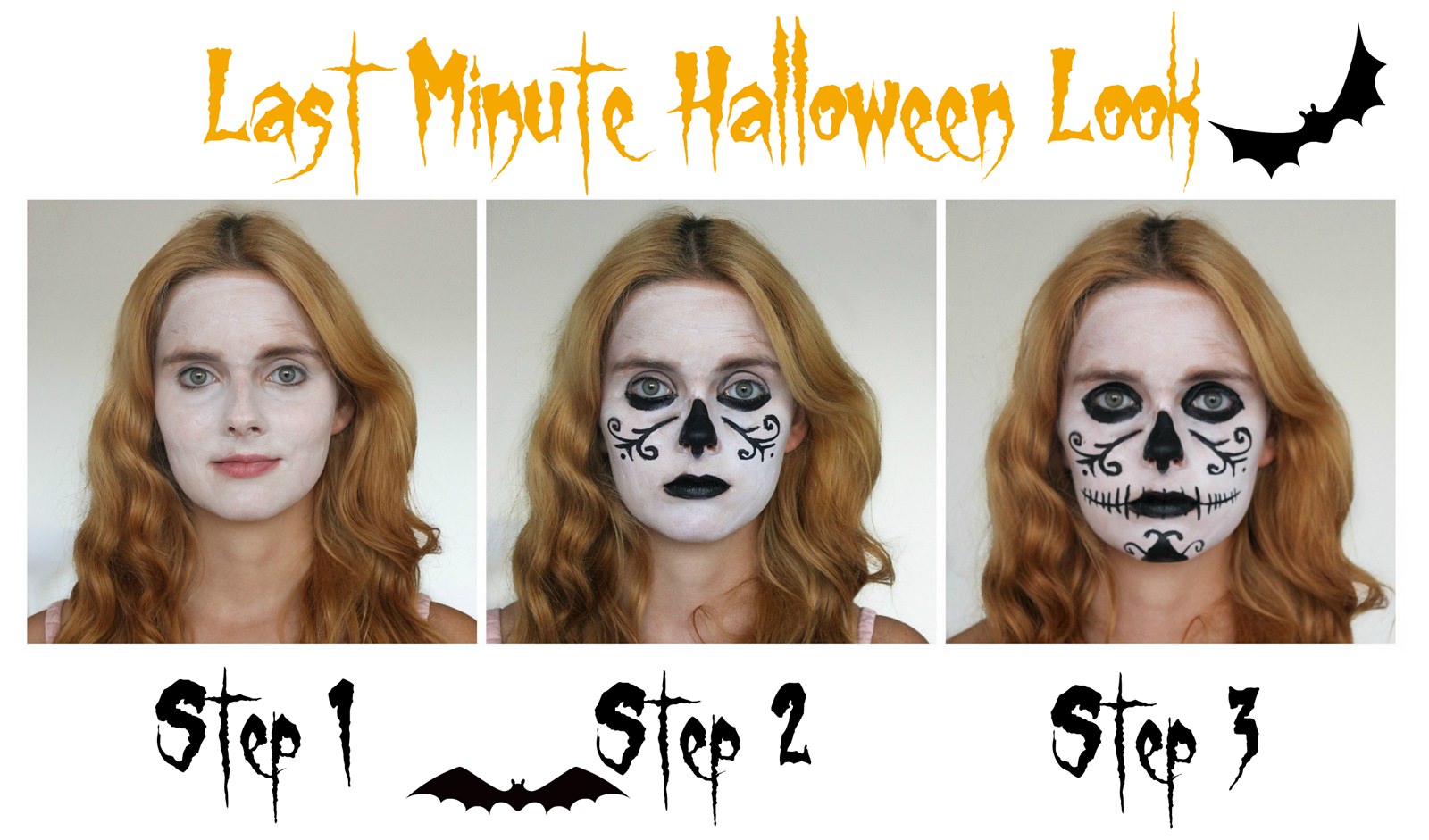 Last Minute Halloween Look Step by Step