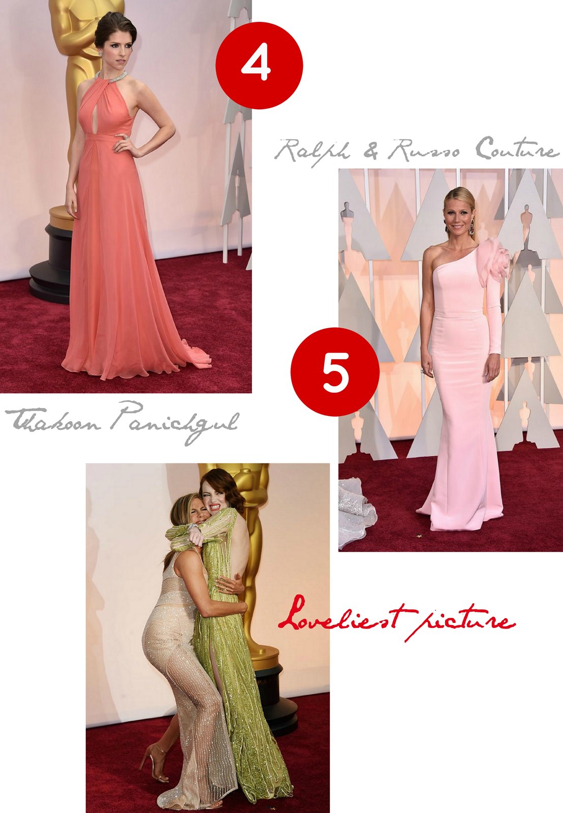 The Oscar goes to... 2015 Anna Kendrick, Gwyneth Paltrow