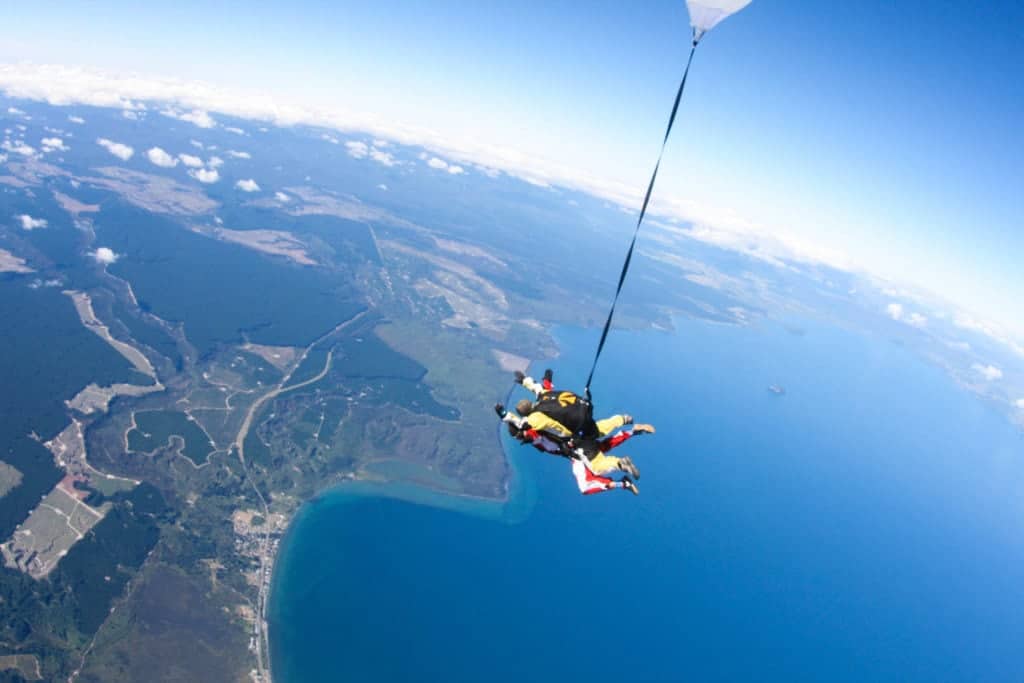 Neuseeland Fallschirmsprung