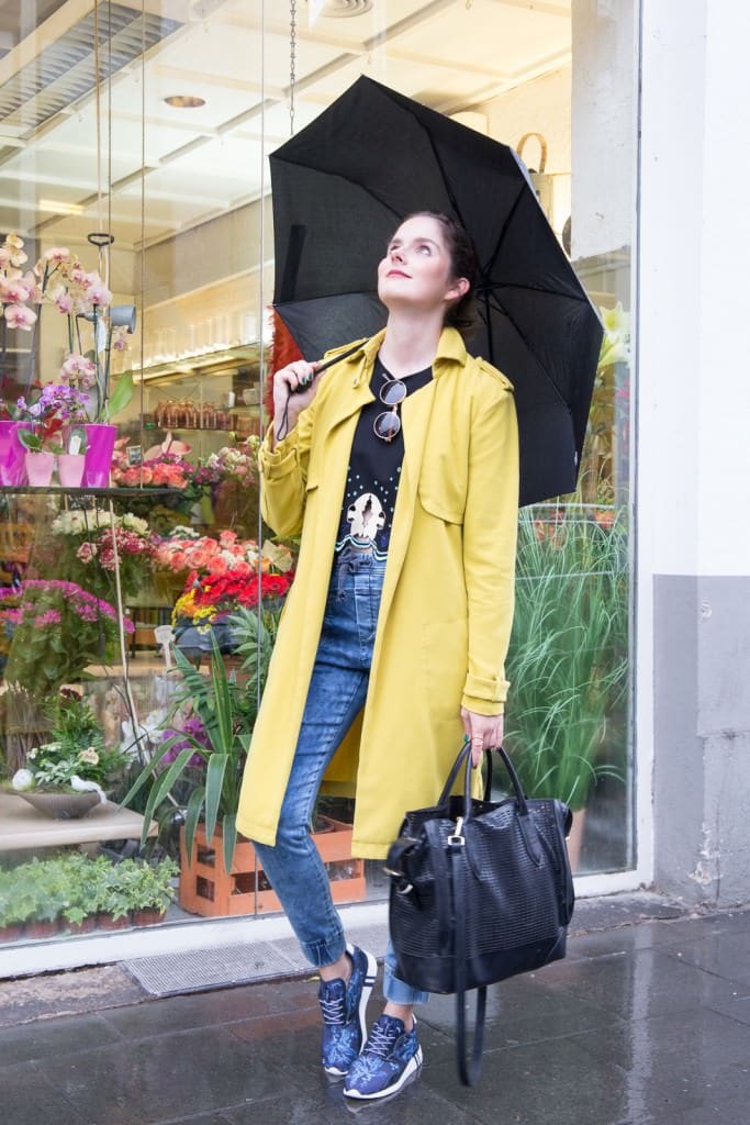 Frühlingshaftes Outfit trotz Aprilwetter: Gant Sneakers mit Flowerprint