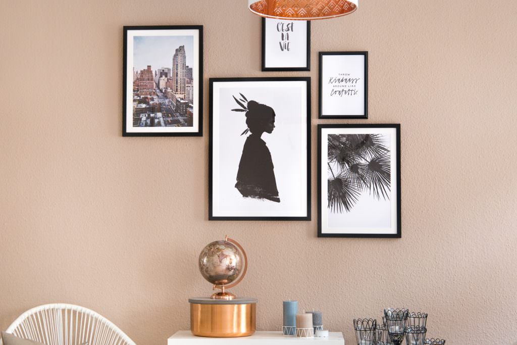 Interior Update: Wie du mit einer Bilderwand & Juniqe deine Wohnung aufpeppst!