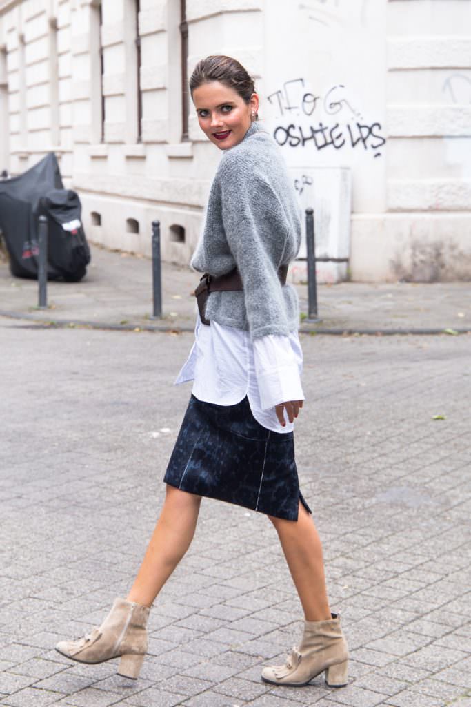 Wie kombiniere ich meinen Pencil Skirt im Herbst?
