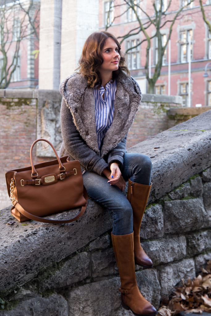Winterliches Outfit: LTB Jeans & Leder Reiterstiefel