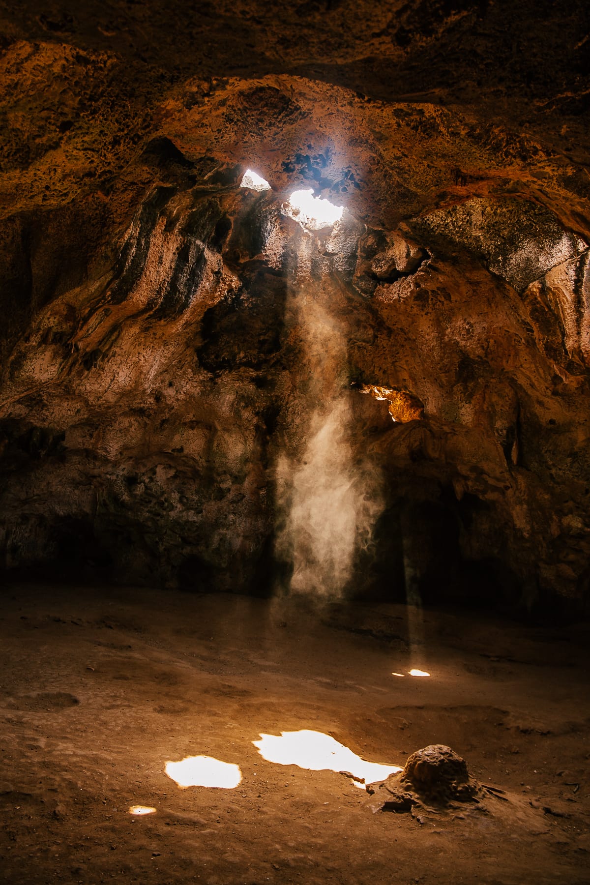 Quadirikiri Cave im Norden von Aruba