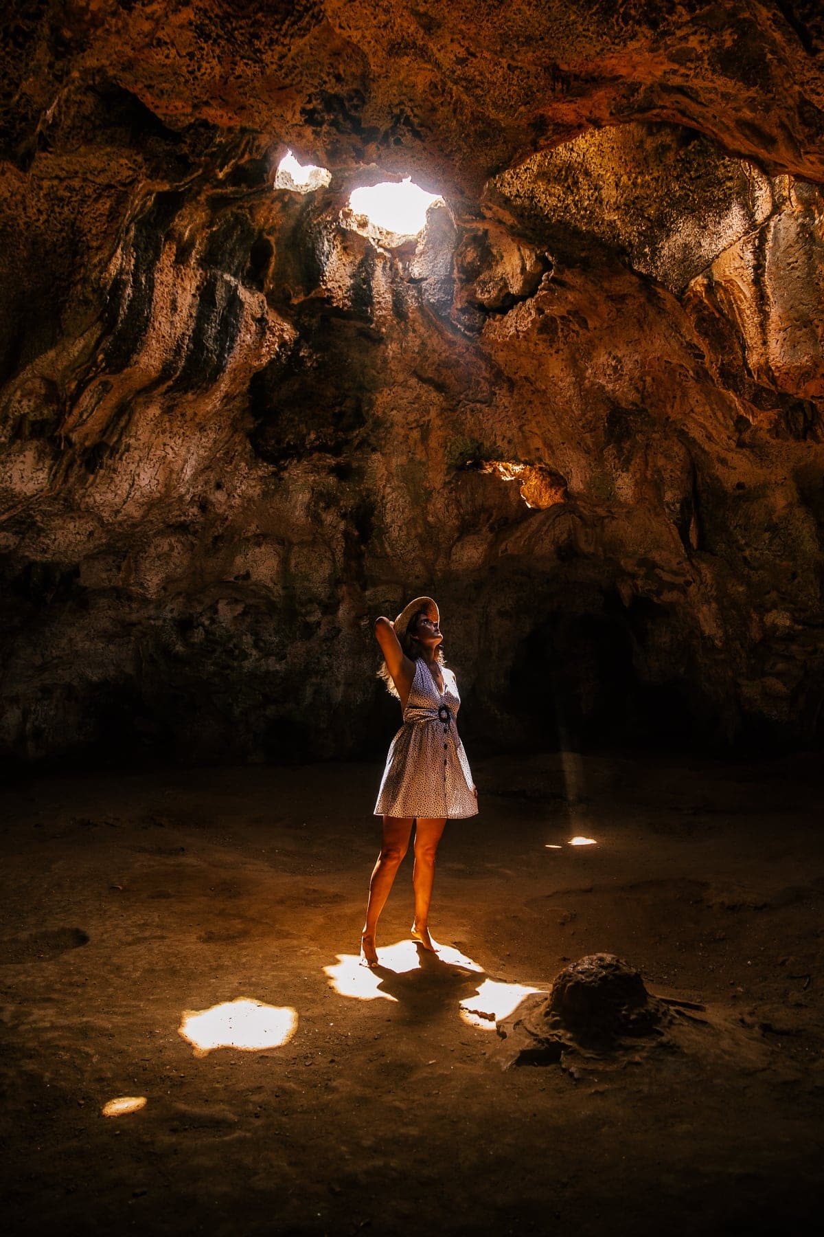 Quadirikiri Cave im Norden von Aruba