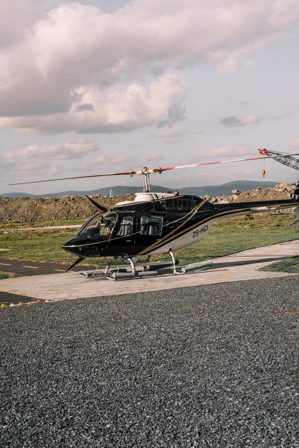 Helikopterflug über Kapstadt