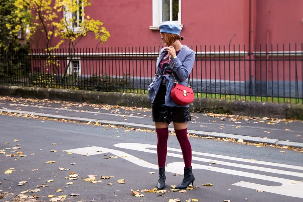 C'est la vie, chérie: Parisienne Look mit Fashionette & Chloé Drew Bag in Rot