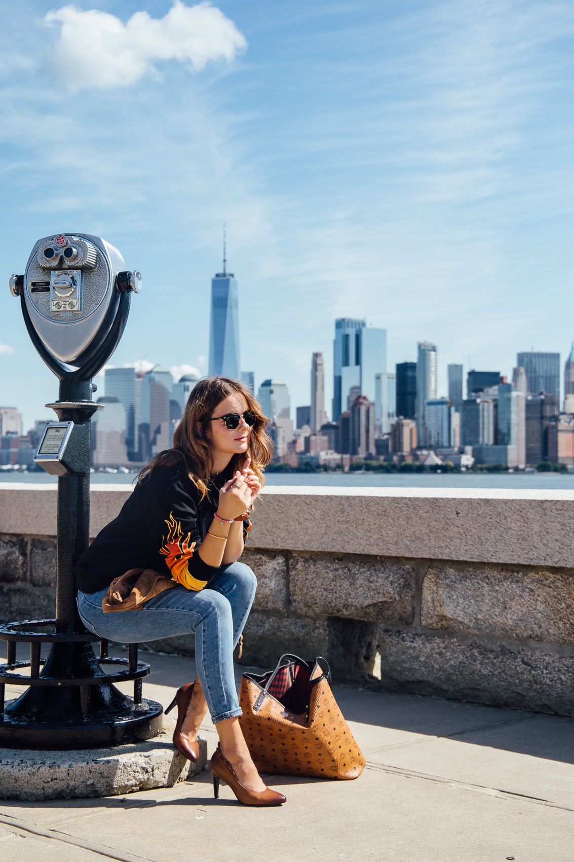 New York City Streetstyle und der beste Blick auf ganz Manhattan