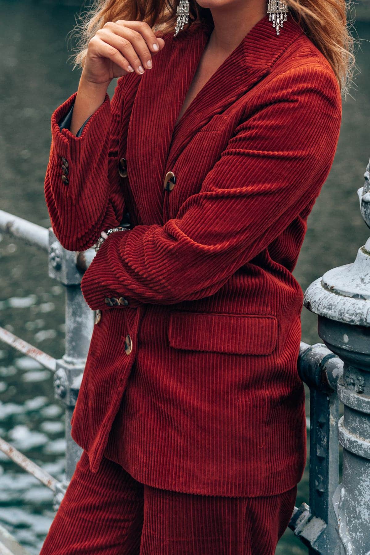Mein Silvester Outfit 2018 - Roter Kord Anzug von Zara