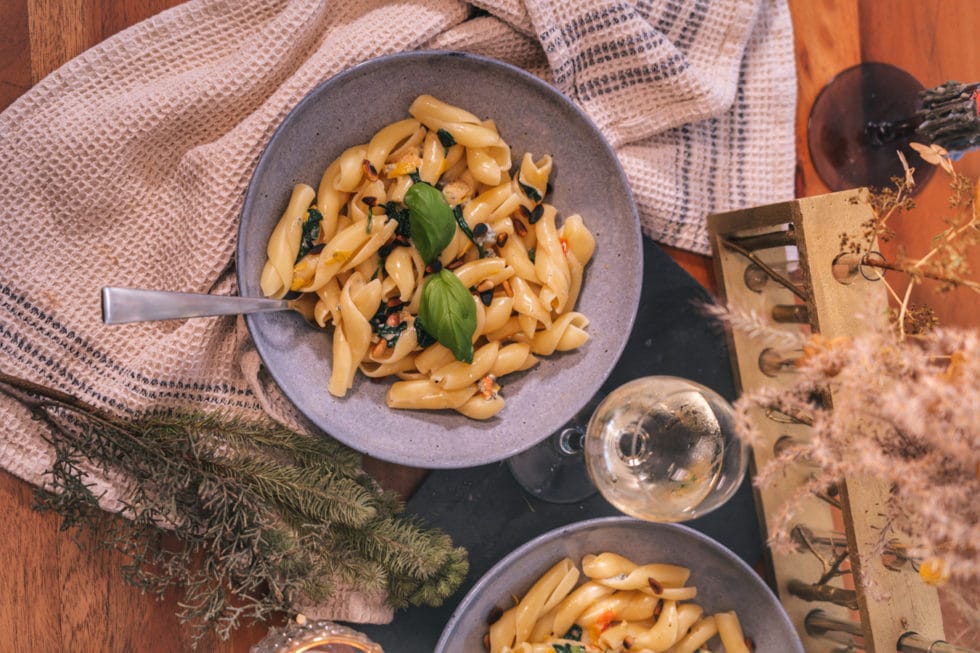 Rezept mit Fourme d’Ambert - Nudeln mit Blauschimmelkäse
